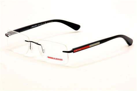 vintage prada frames|Prada rimless frames.